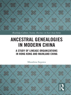cover image of Ancestral Genealogies in Modern China